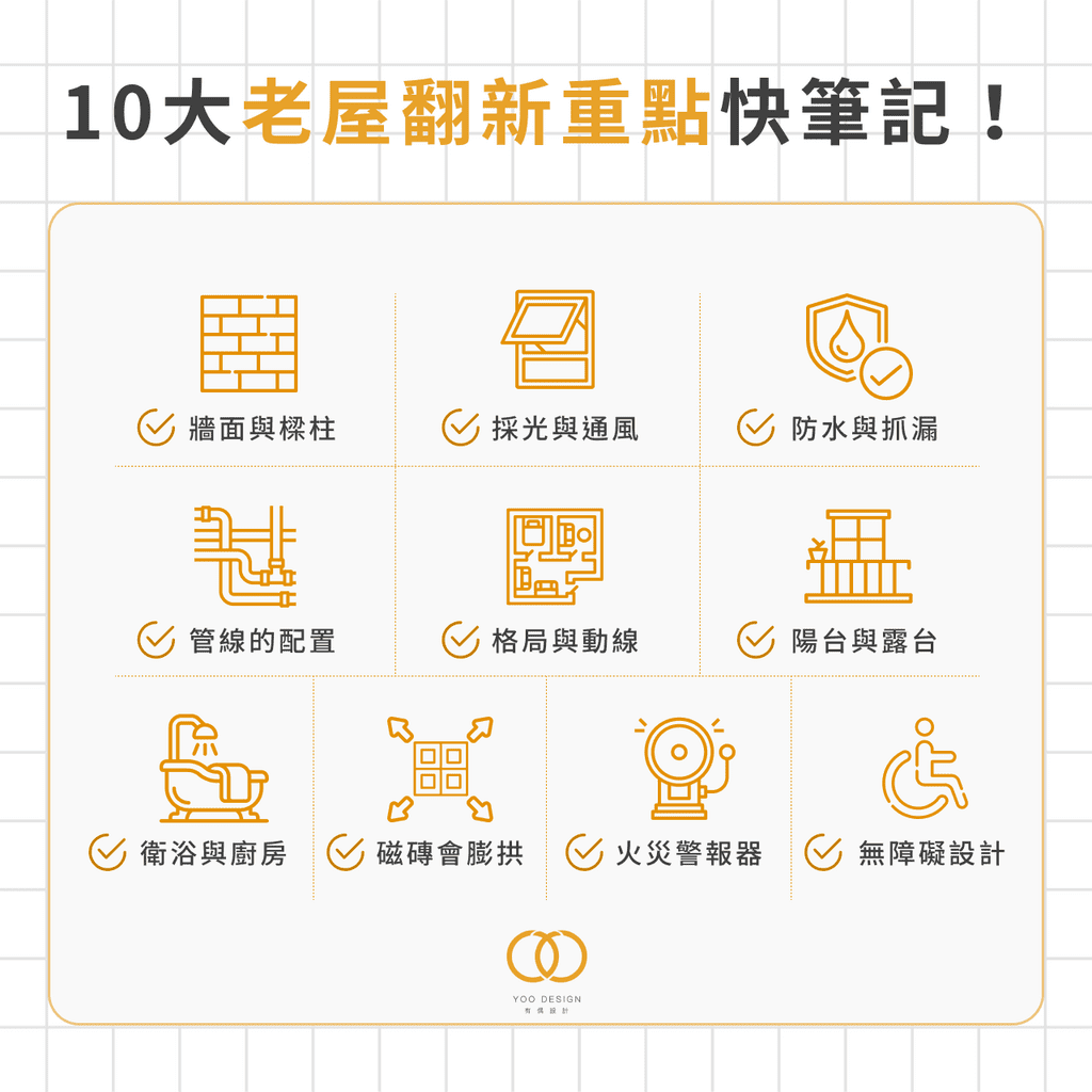 舊屋翻新的 10 大重點事項